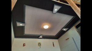 Dekor plastdan patalok dizaynlari. Дизайн потолок из декор пласт.