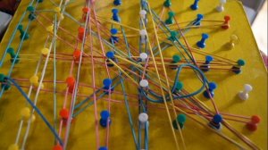 Геометрик, геоборд или доска с резинками своими руками / Поделки для детей