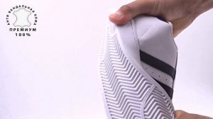 Кроссовки Adidas Superstar белые - Премиум качество