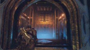 God oF War - Путь в Йотунхейм. Тайная дверь. Зал Тюра. Ловушк