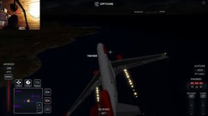 крушение самолёта в Project flight simulator roblox plane crash