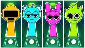 SPRUNKI Incredibox - Танцевальная песня для гроба (КАВЕР) Tiles hop step