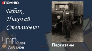 Бебик Николай Степанович. Проект "Я помню" Артема Драбкина. Партизаны.