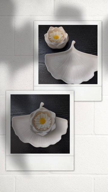 подставка~лист из гипса🌿 смотреть онлайн