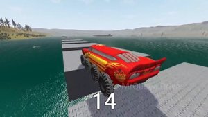 Lightning McQueen с колесами BTR против Chick Hicks с колесами BTR - что лучше