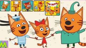 Три Кота Большой Сборник Игр с Котиками.От Кулинарного Шоу до Пикника