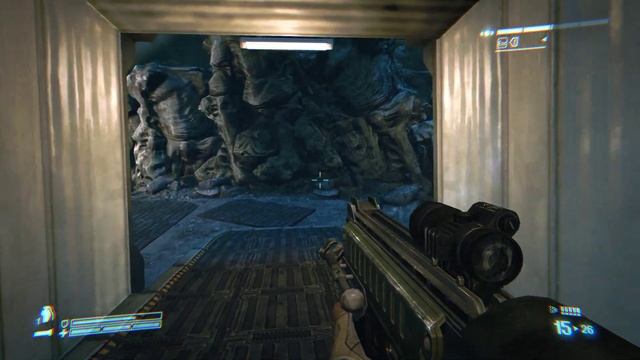 Aliens  Colonial Marines " Вежливый ксеноморф " часть 3 смотреть онлайн