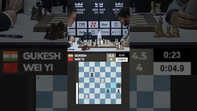 Когда 1 секунда решает все! #шахматы #chess