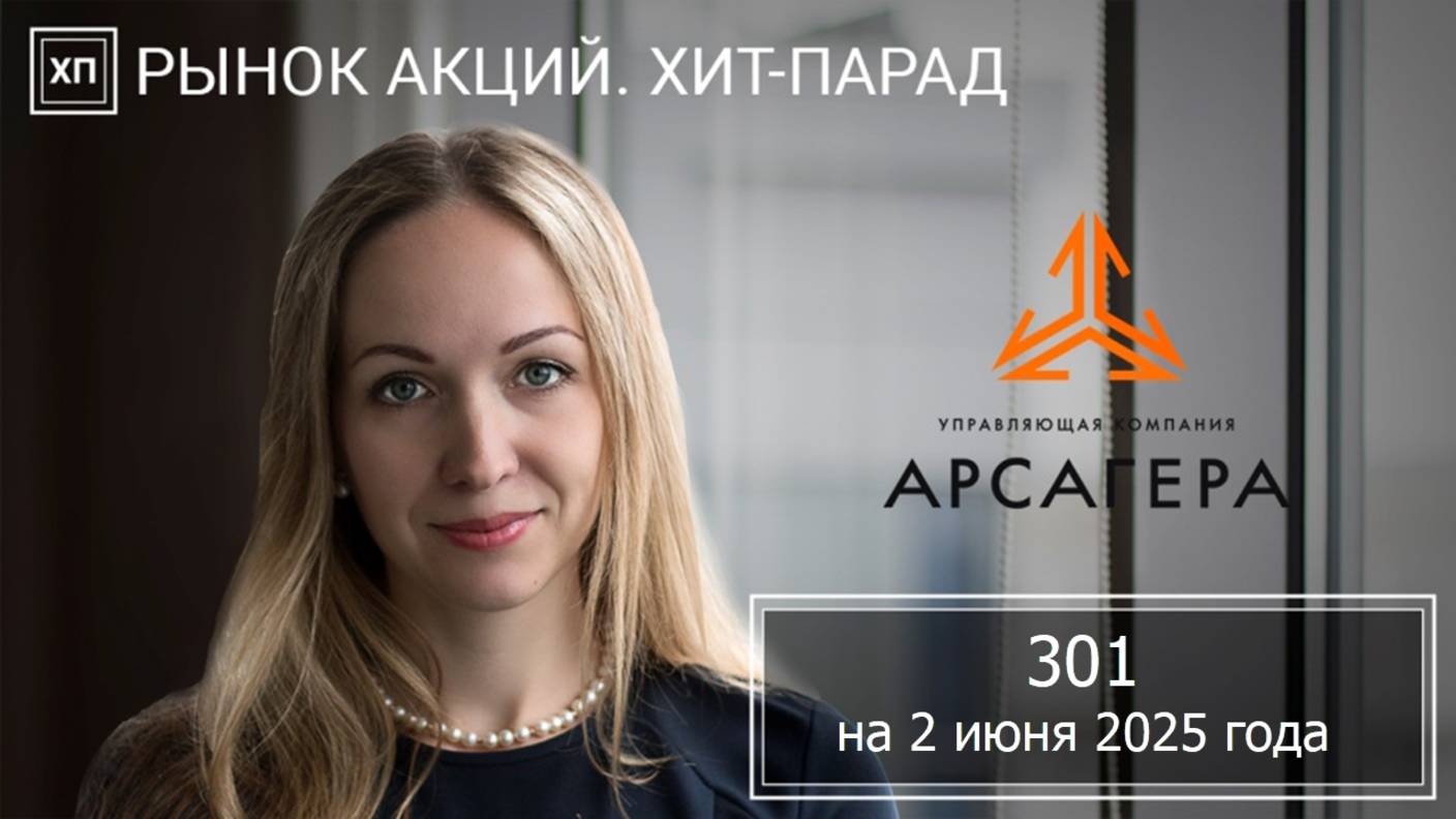 Рынок акций. Хит-парад #301 на 02.06.2025