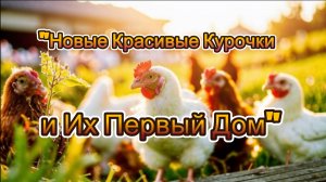 Новые Красивые Курочки и Их Первый Дом.