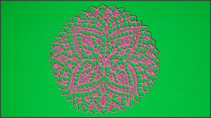 Круглая салфетка спицами. Часть 1.