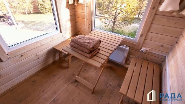 Баня из бруса 6х2.3 с подиумом и купелью.🔥🔥🔥 Краткий ? смотреть онлайн