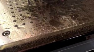 Ocean River3 EDM drilling 0.9mm holes through Carbide Cutter