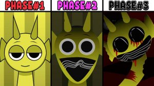 INCREDIBOX SPRUNKI 🟡 | MUSTARD: ФАЗЫ 1-3! 💢🔥 ЖЕСТКАЯ БИТВА!
