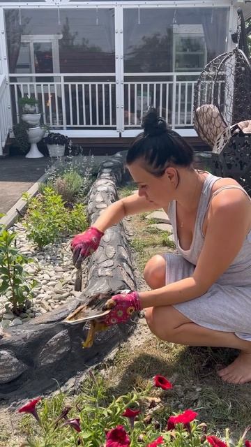 Бордюр из цемента!#дачныйсезон#борюр#цемент#дача смотреть онлайн