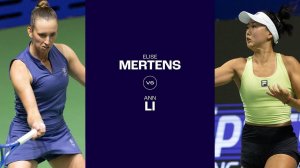 02.02.2025. Энн Ли - Элизе Мертенс. WTA Singapore. Ann Li - Elise Mertens