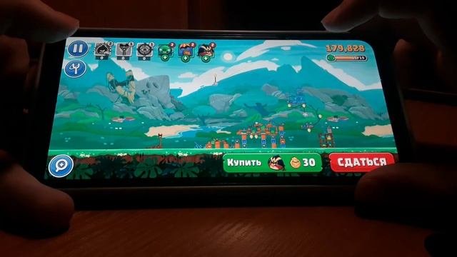 Играю в игру Angry birds friends. Пройденные уровни (60-70). смотреть онлайн