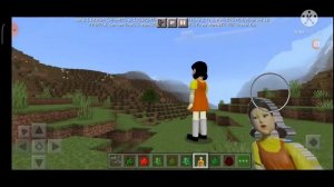 мод на игру в кальмара в Майнкрафте