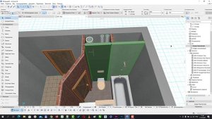 Создание собственных материлов покрытий в Архикад. Как изменить материалы стен в интерьере