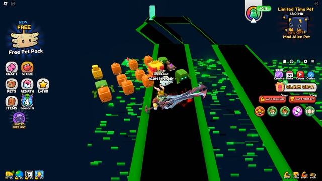 БОСС МАТРИЦЫ ДАЛ СЕКРЕТНУЮ ДЕТАЛЬ МЕЧА! СИМУЛЯТОР МЕЧ? смотреть онлайн