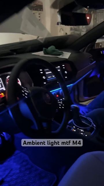 Jetta 7 эмбиент подсветка салона в Краснодаре. #шумоизоля смотреть онлайн