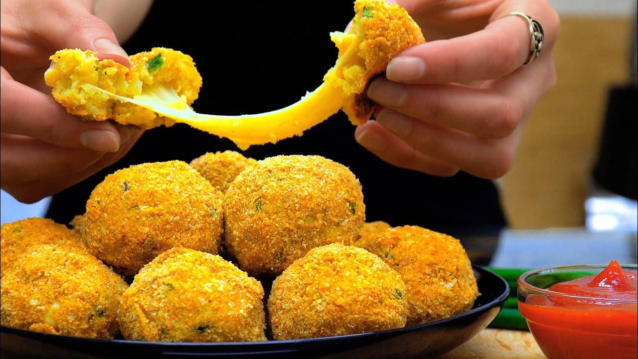 БОМБА Рецепт! БЕЗ Масла! Быстрая Закуска Cheese bombs