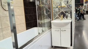 Интерьерные решения для ванной/душевой из Лемана Про (