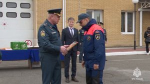 Хабаровские пожарные и спасатели завершили командировку в Забайкалье и вернулись домой