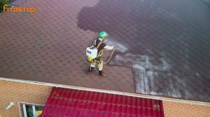 Удаление мха с кровли. Обработка - Удаление - Финишная ?