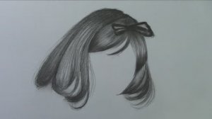 Как нарисовать голову с прической
