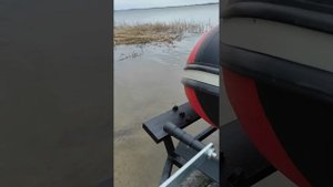 Первый спуск ПВХ лодки Ривьера 340 на воду с самодельно?