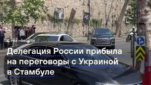 Делегация России прибыла на переговоры с Украиной в Стамбуле