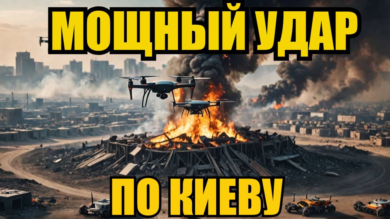 КИЕВ ЗА НОЧЬ ПРЕВРАТИЛИ В КЛАДБИЩЕ Тела французов некуда складывать 400 дронов от Харькова до Одессы смотреть онлайн