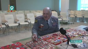 Фалерист Андрей Гущин привёз в Старый Оскол уникальную коллекцию медалей и орденов