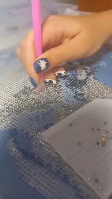 собираю алмазную мозаику #хобби #творчество #реки #алм? смотреть онлайн