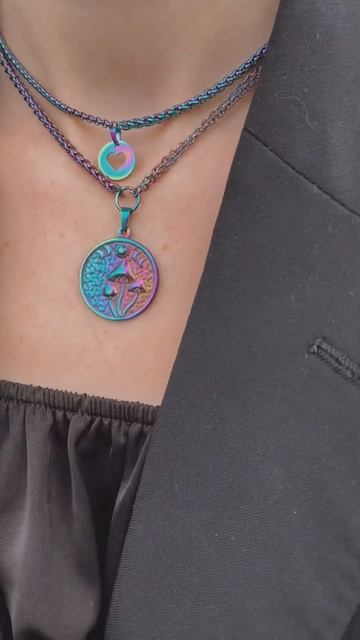 Украшения ручной работы из нержавеющей стали с радужн смотреть онлайн