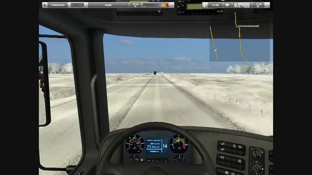 German Truck Simulator Первый рейс в новом году смотреть онлайн
