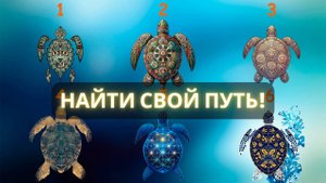Выберите черепаху из китайской мифологии и она подскажет как найти свой путь!