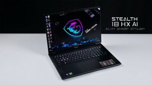 MSI Stealth 18 HX AI: Slim & Powerful RTX 5090 Mobile Workstation!