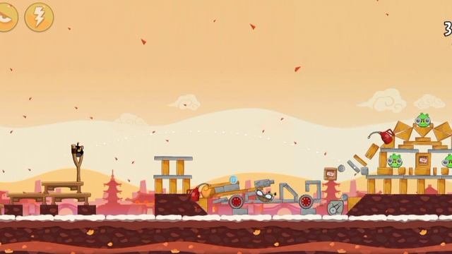 Angry Birds China | Demo | Уровень 4 (3 звезды) смотреть онлайн