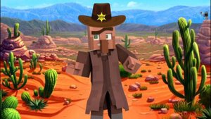 Житель поёт песню "Cotton eye Joe" (AIcover) #aicover #mashup #minecraft #memes #cov