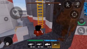 Bug with ladders in block city Wars 2.0 баг с лестницей блок сити Варс 2.0