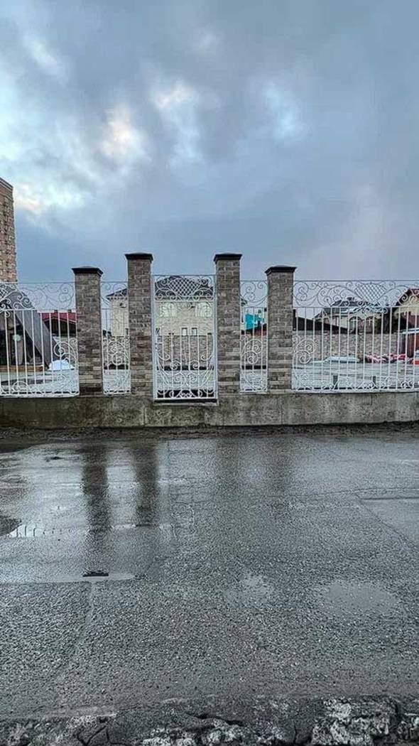 Забор по эскизу заказчика .