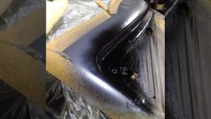 Покраска Subaru Outback - Рамка лобового стекла, грунтовка