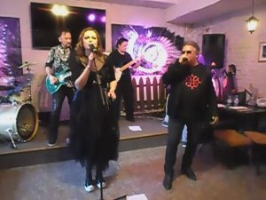 Novaia Avstralia Кирилл Терр и Наталья Паллин, солистка Группы, в свой День Рожденья! 35 лет Группы!