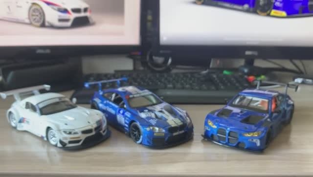Обзор моделей BMW M6 GT3, M4 GT3, Z4 GT3 от MSZ в масштабе 1/24