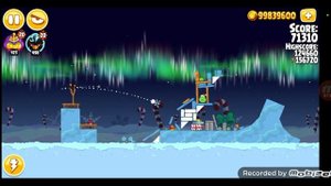 Angry birds Seasons - выпуск 27 - Санта и снежные высотки!