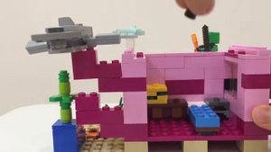 Обзор набора "Аксолотль" из серии LEGO Minecraft