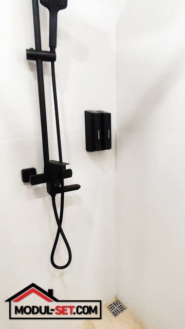 Душевая зона в модульном доме МодульСет #модульныйдом смотреть онлайн