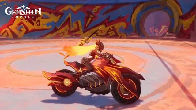 Мавуика с мотоциклом против Данте с Кавальерией (Genshin I смотреть онлайн